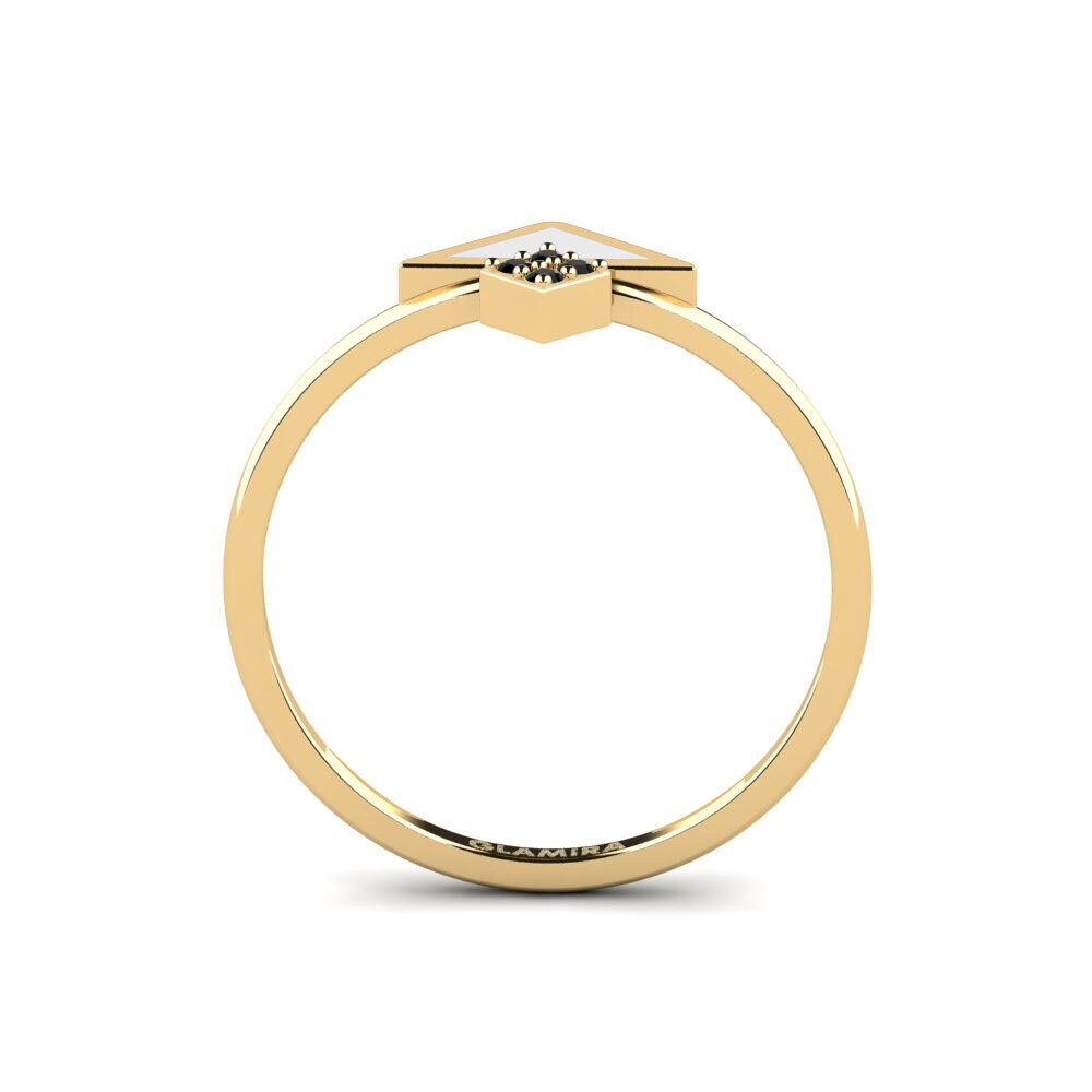 Schwarzer Onyx Ring Allando