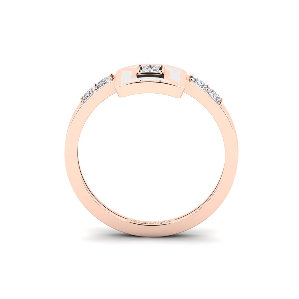 18ct Rose Gold Ring Bressa
