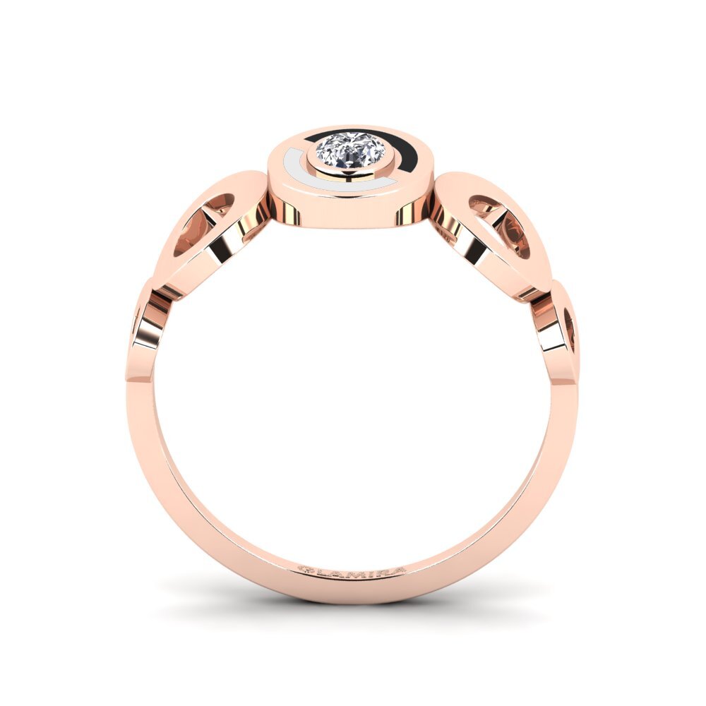 Rotgold 375 Ring Conohetta