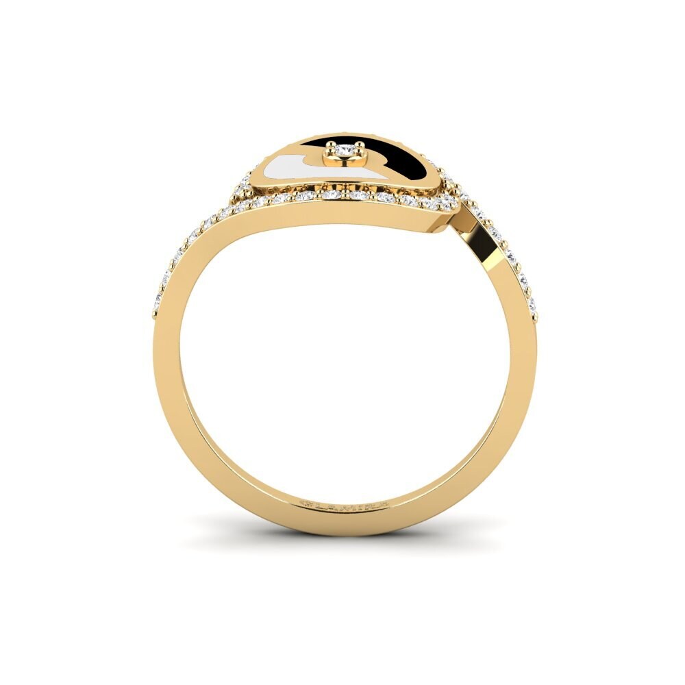 Weißer Saphir Ring Dorio