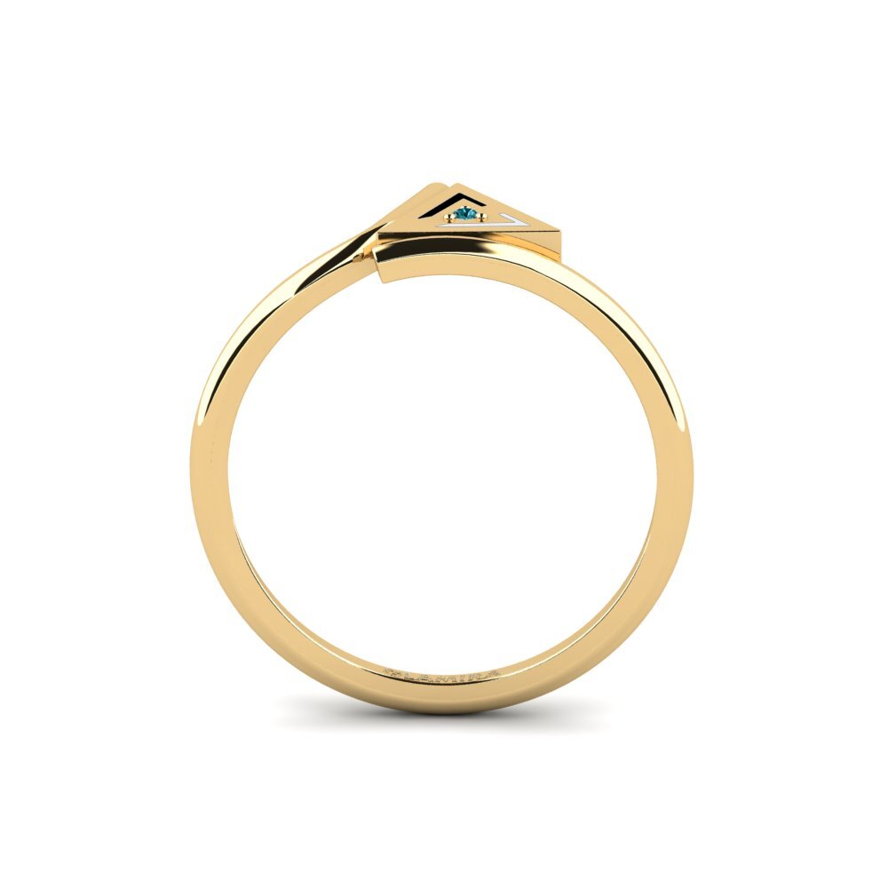 Blauer Diamant Ring Feher