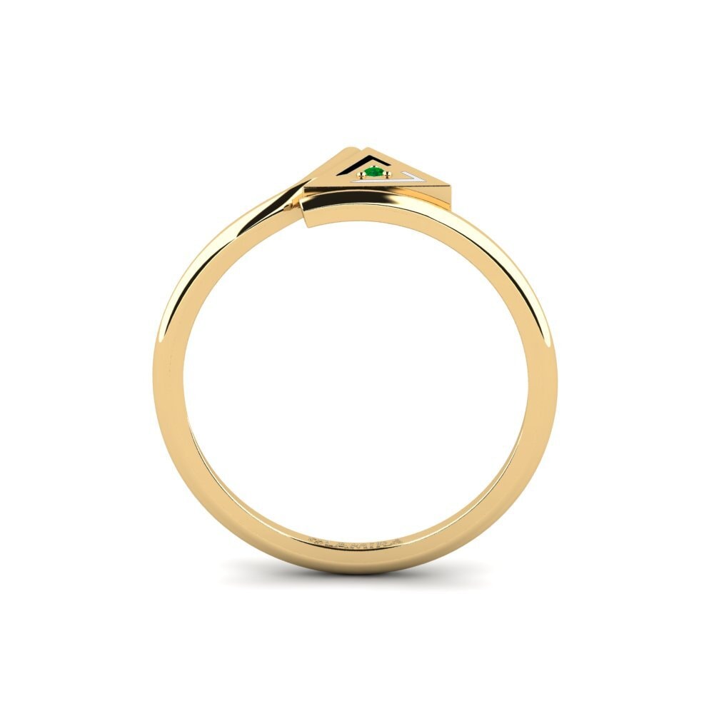 Smaragd Ring Feher