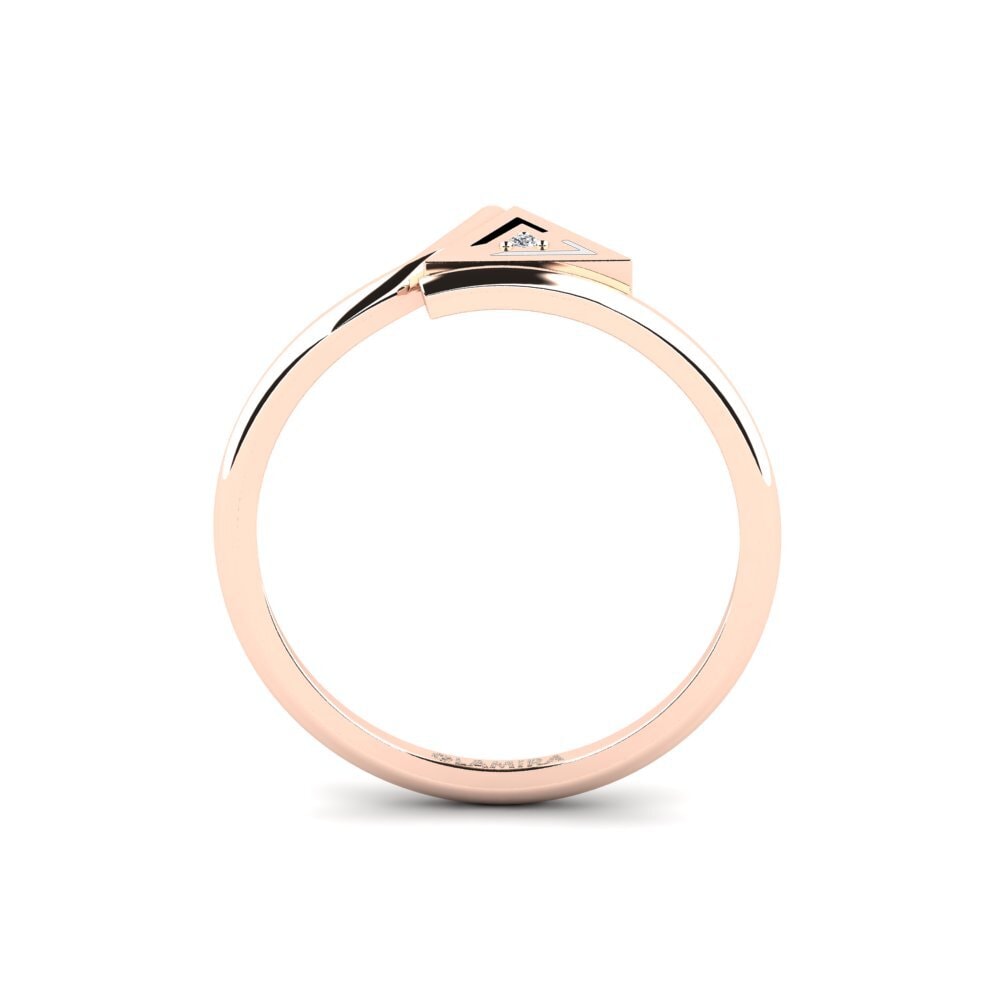 Rotgold 375 Ring Feher