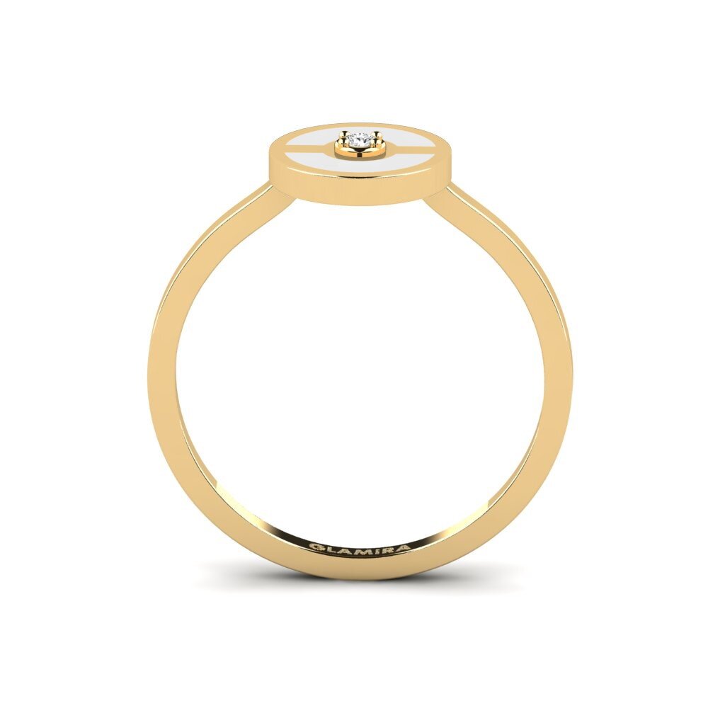 Weißer Saphir Ring Jasne