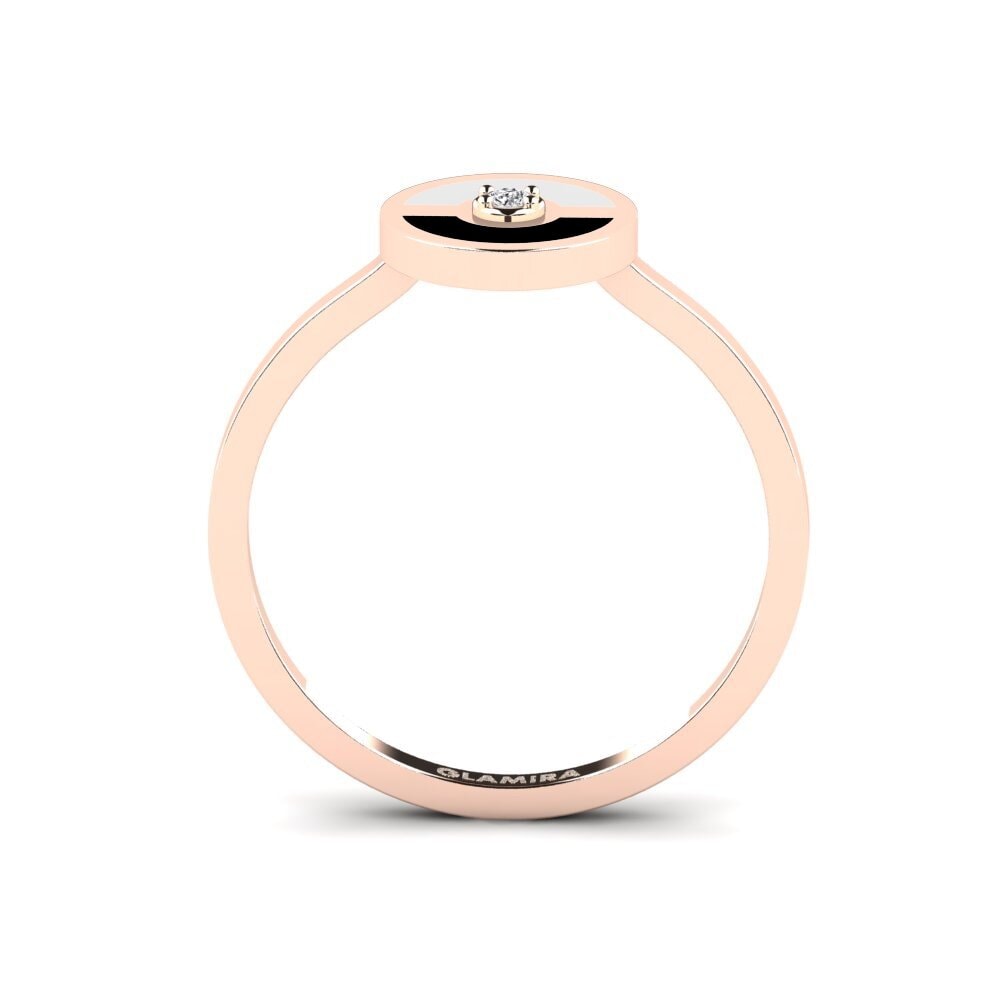 Rotgold 375 Ring Jasne