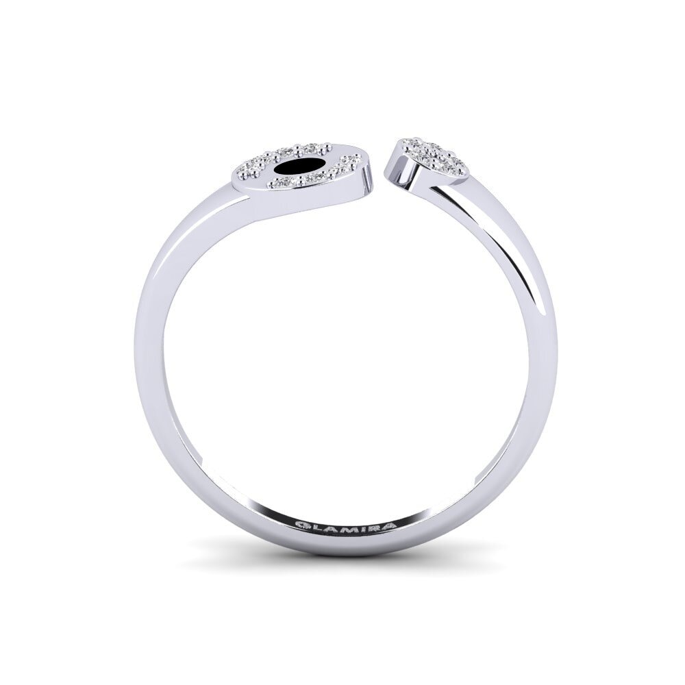 Or Blanc 14k Bague Lavagna