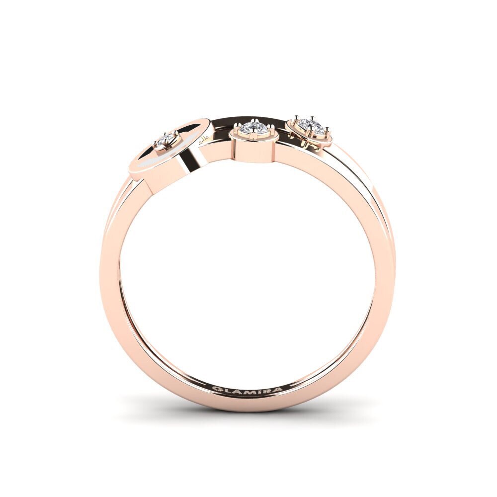 9ct Rose Gold Ring Lecce