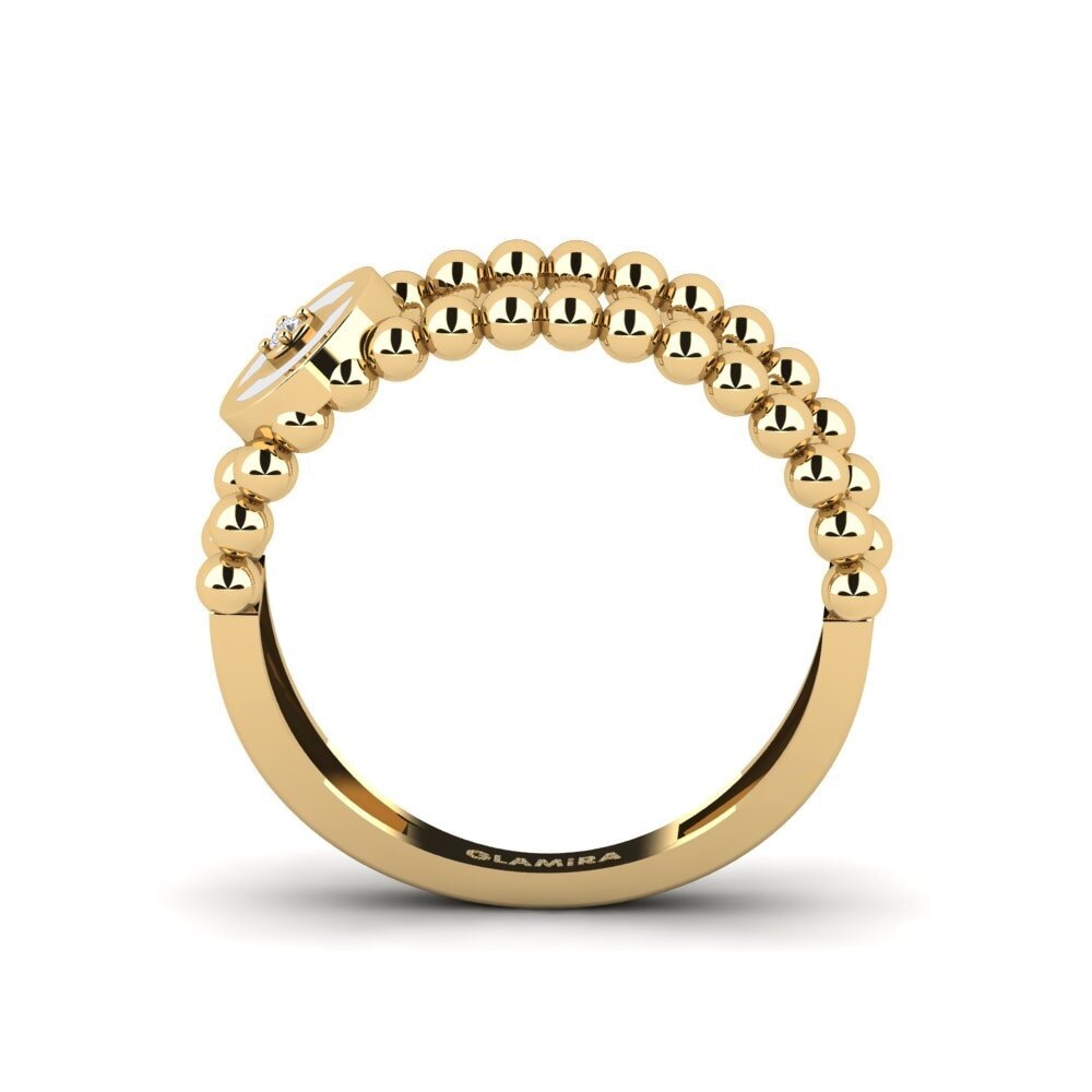Weißer Saphir Ring Lucenti