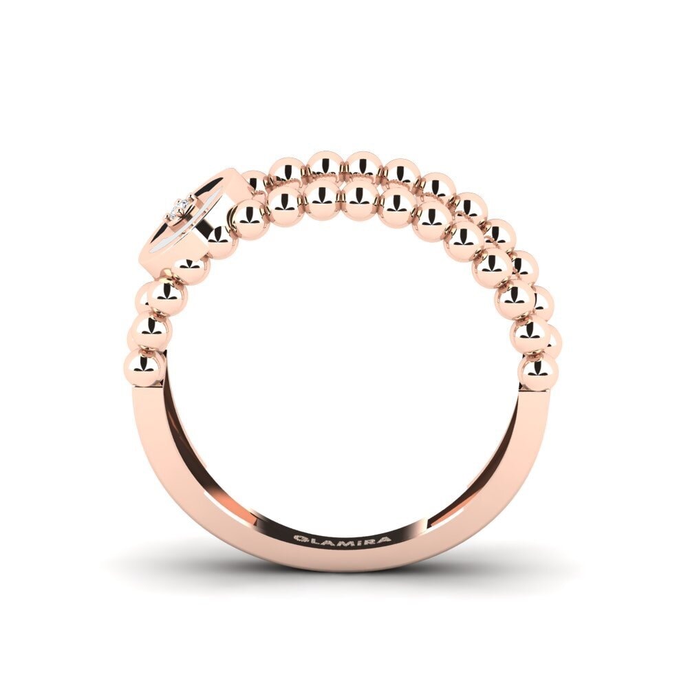 Rotgold 375 Ring Lucenti