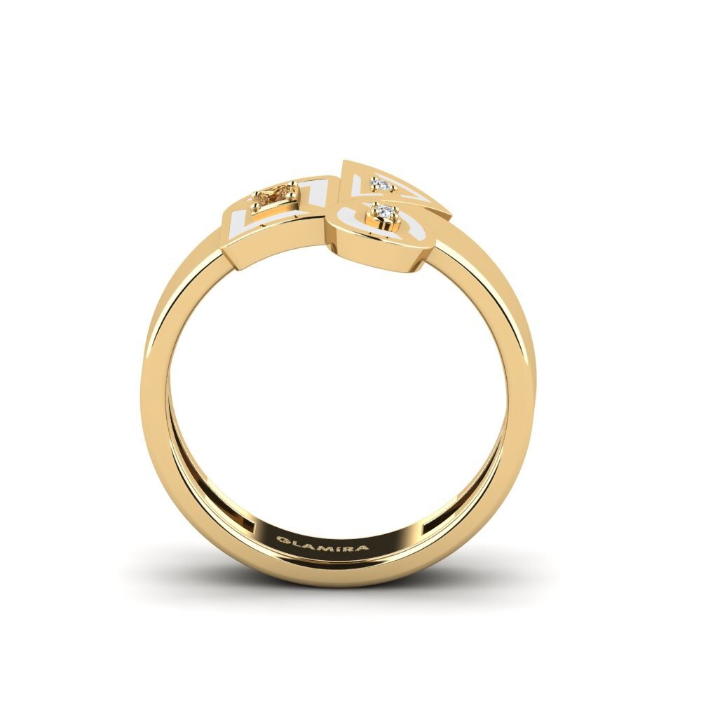 Brauner Diamant Ring Troppo