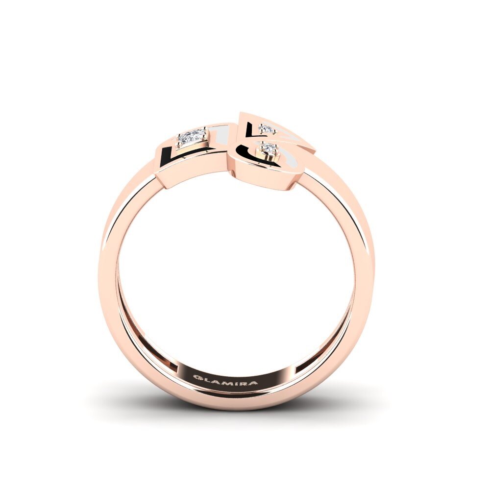 18ct Rose Gold Ring Troppo