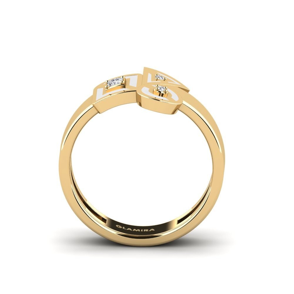 Gelbgold 375 Ring Troppo