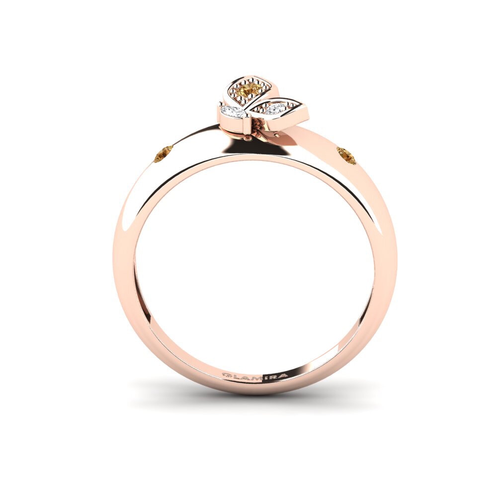 Rotgold 585 Ring Barboleta
