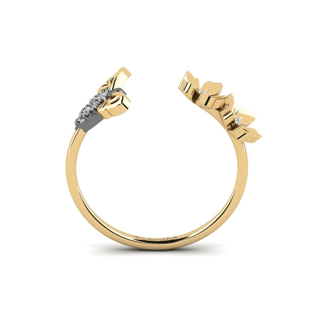 Moissanite Anel Erythros