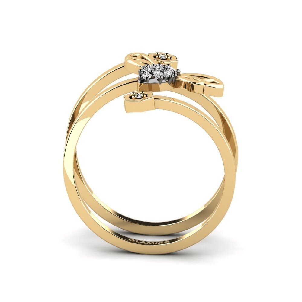 Moissanite Anel Hiltonisia