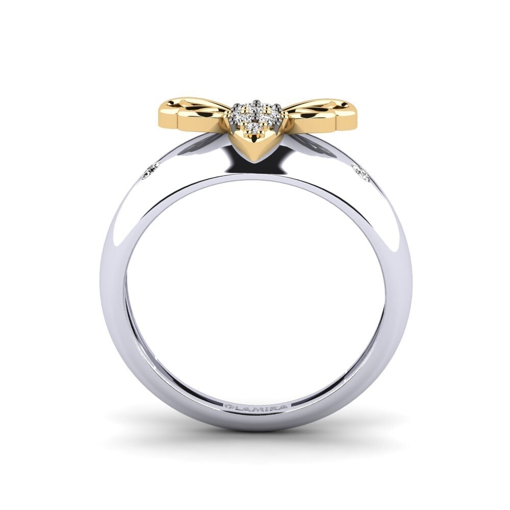 Moissanite Anel Mnisileous