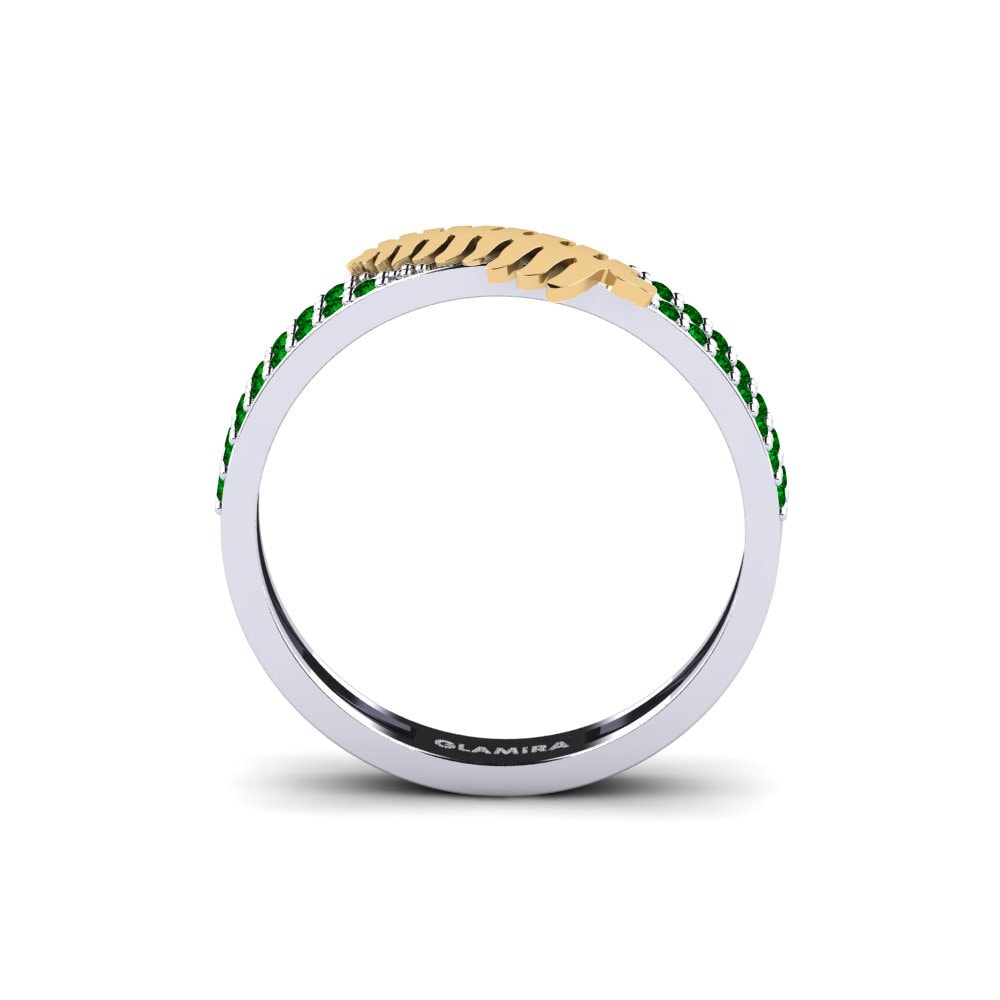 Zircônia Verde Anel Moncalieri