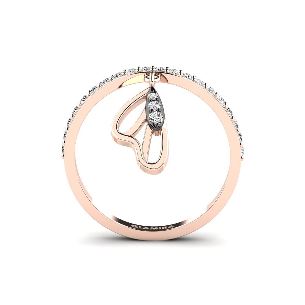 Moissanite Anel Nymphalis