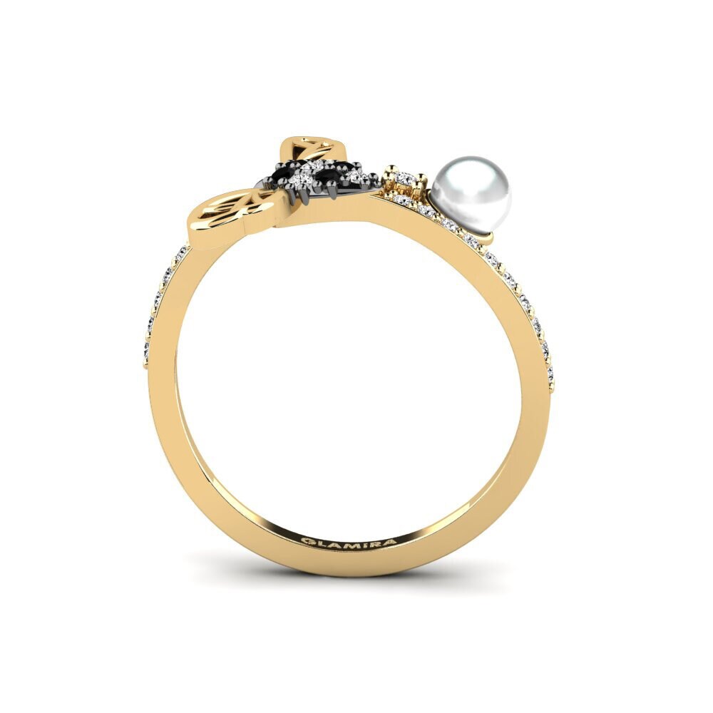 Onyx Noir Bague Petroupolit