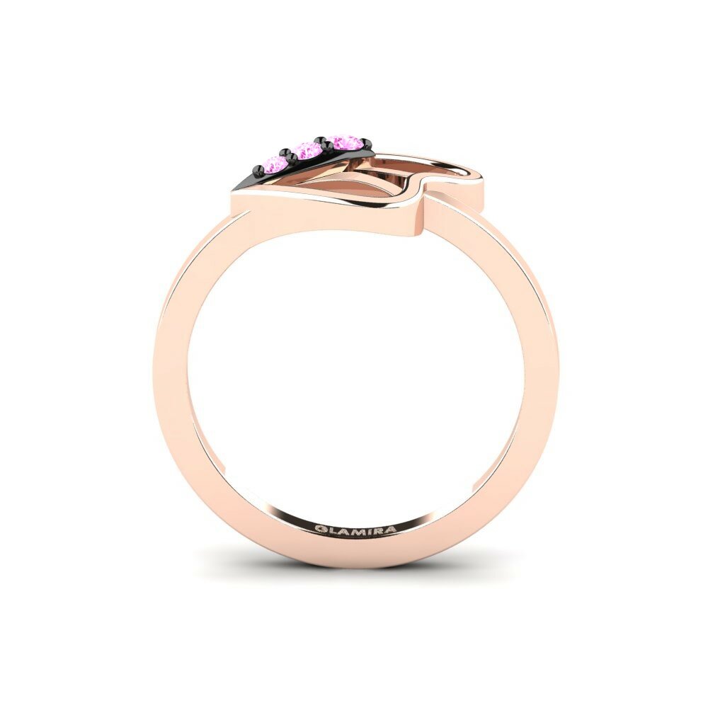 Pink Sapphire Pinky Ring Pinkfly