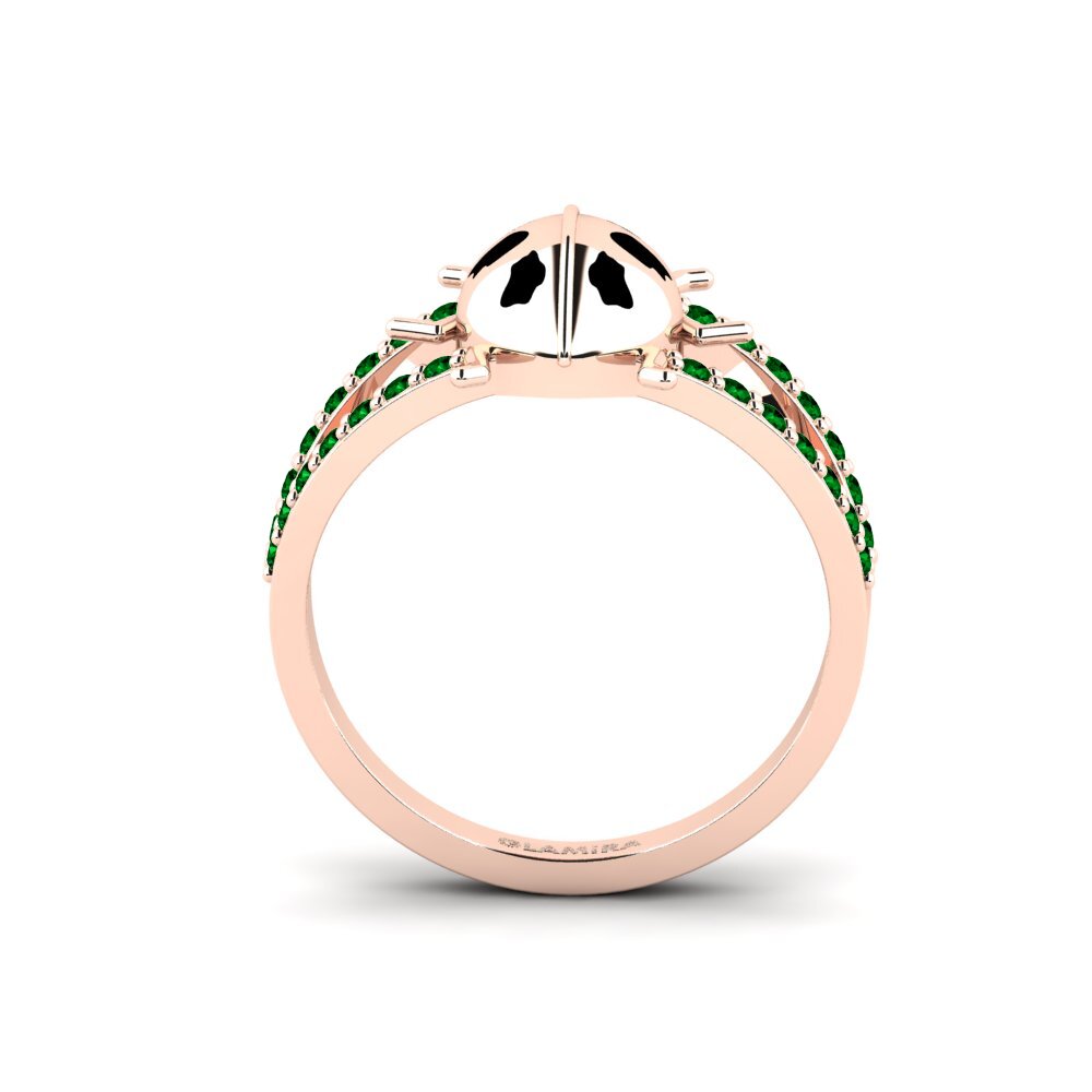Zircônia Verde Anel Tuzgle