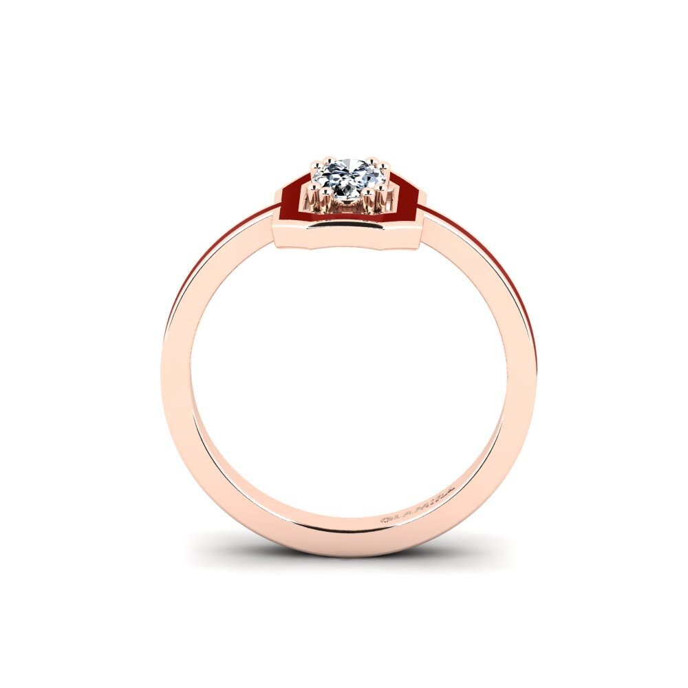 Rotgold 375 Ring Boubon