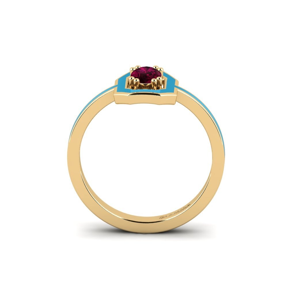 Rhodolit-Granat Ring Boubon