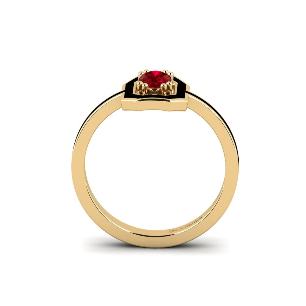 Red Zirconia Ring Boubon