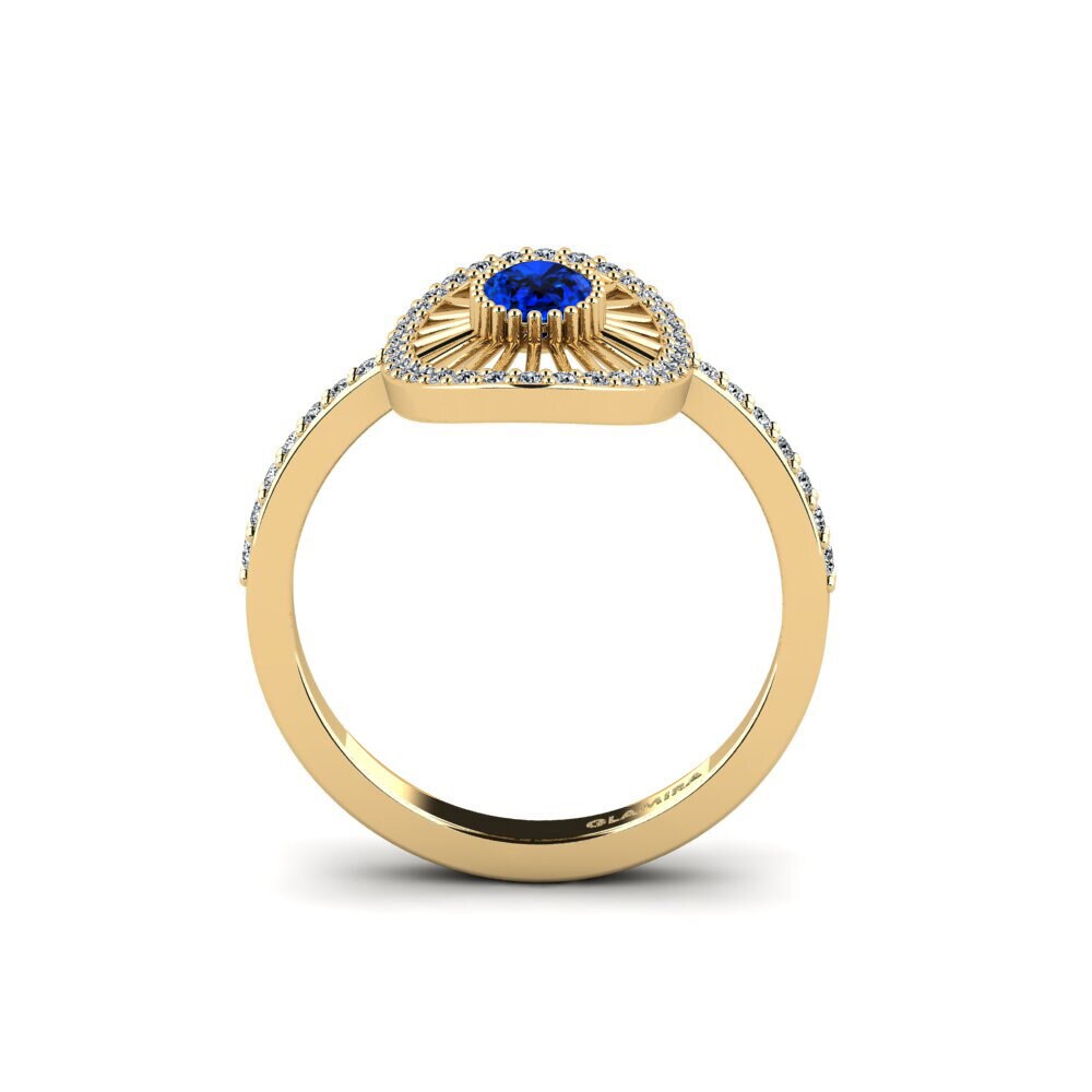 Sapphire (Lab Created) Ring Bourbonne