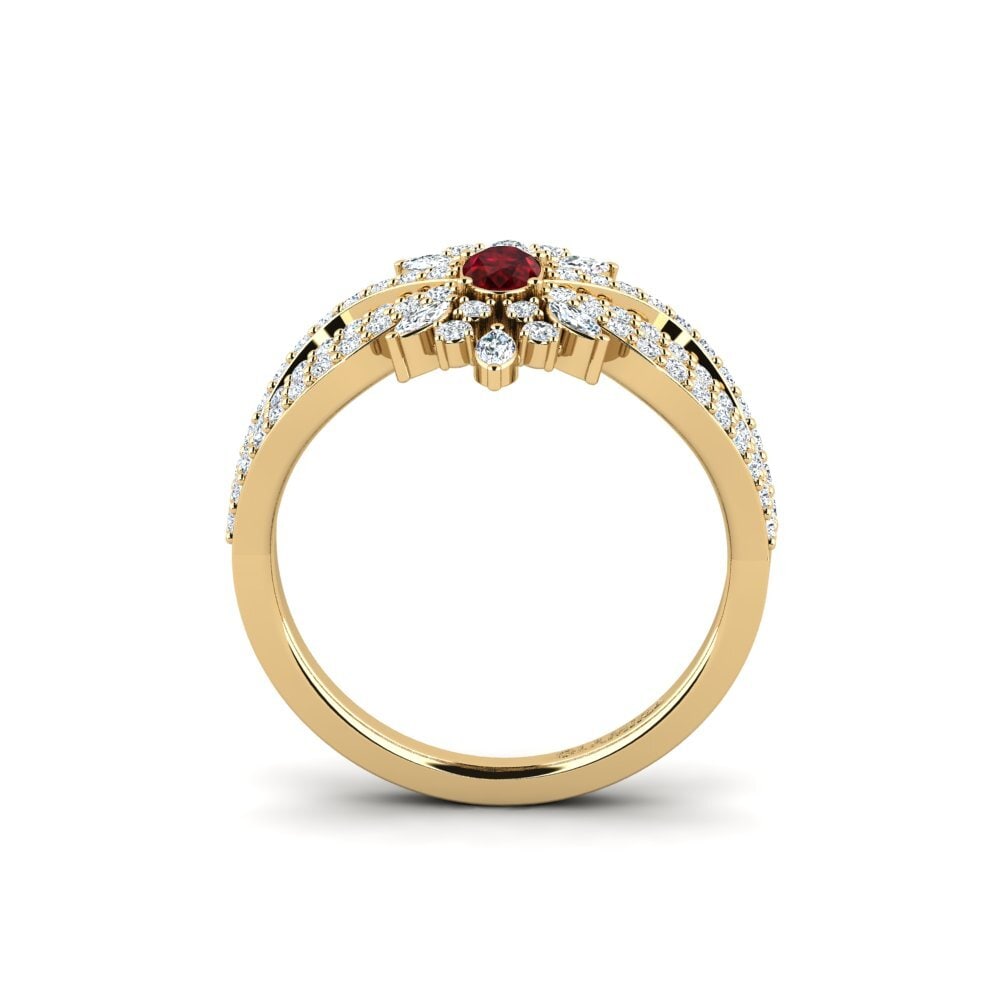 Ruby Engagement Ring Caligore
