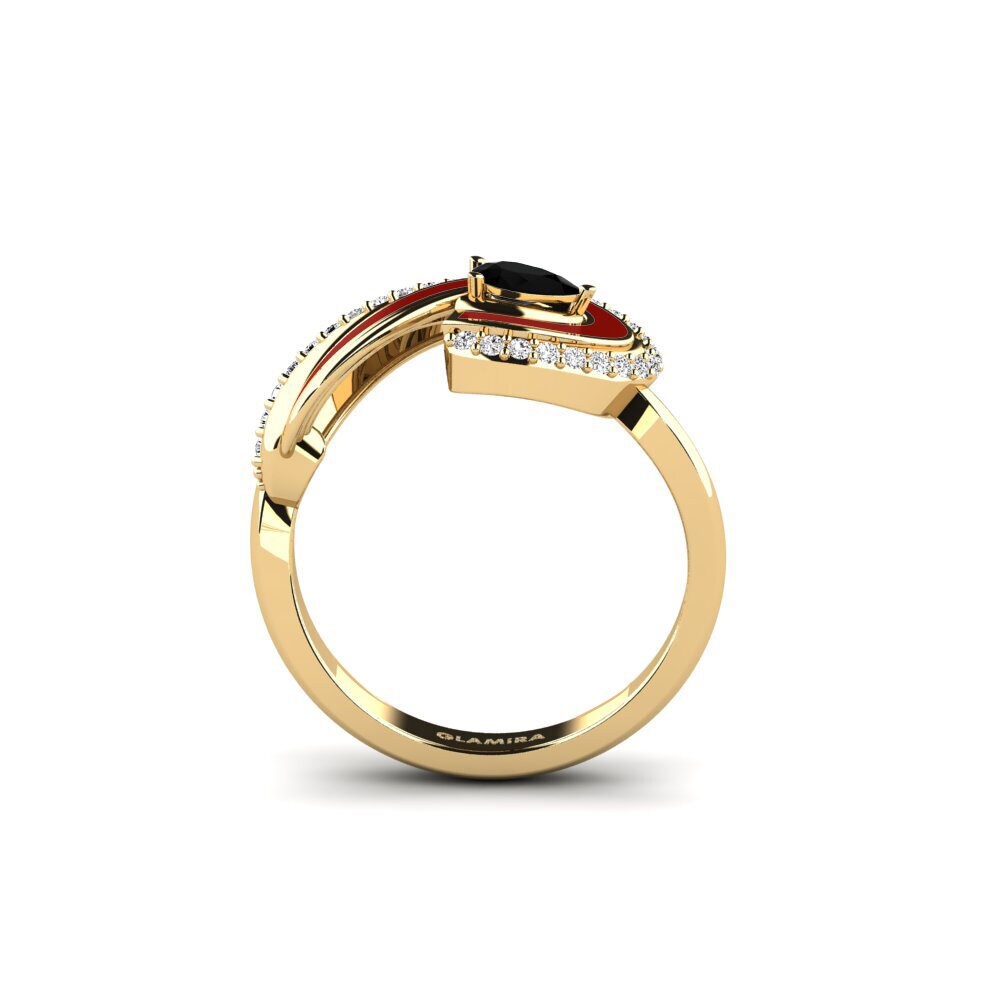 Schwarzer Onyx Ring Eors