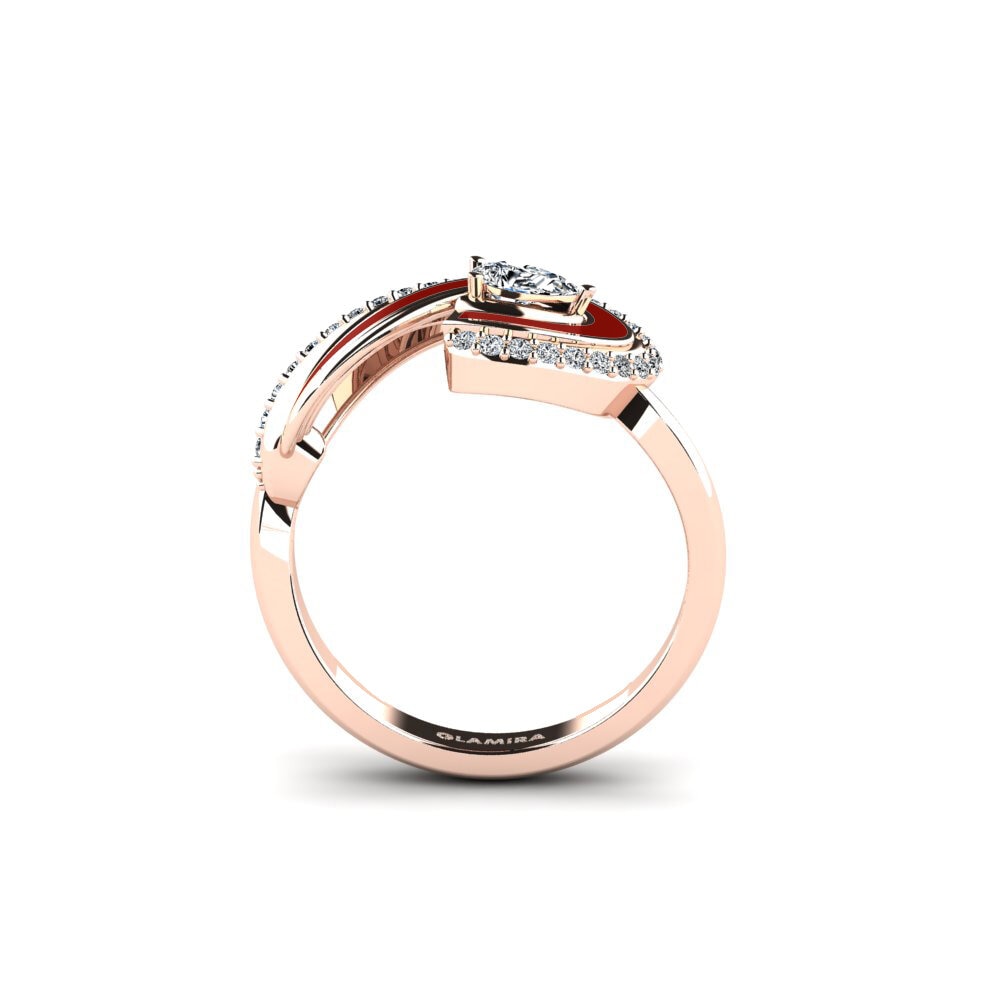 Rotgold 375 Ring Eors
