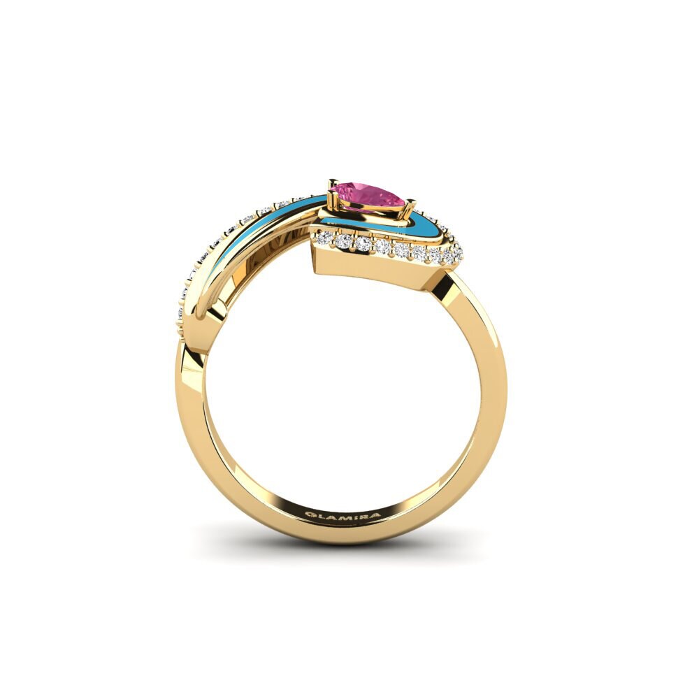 Rosa Turmalin Ring Eors