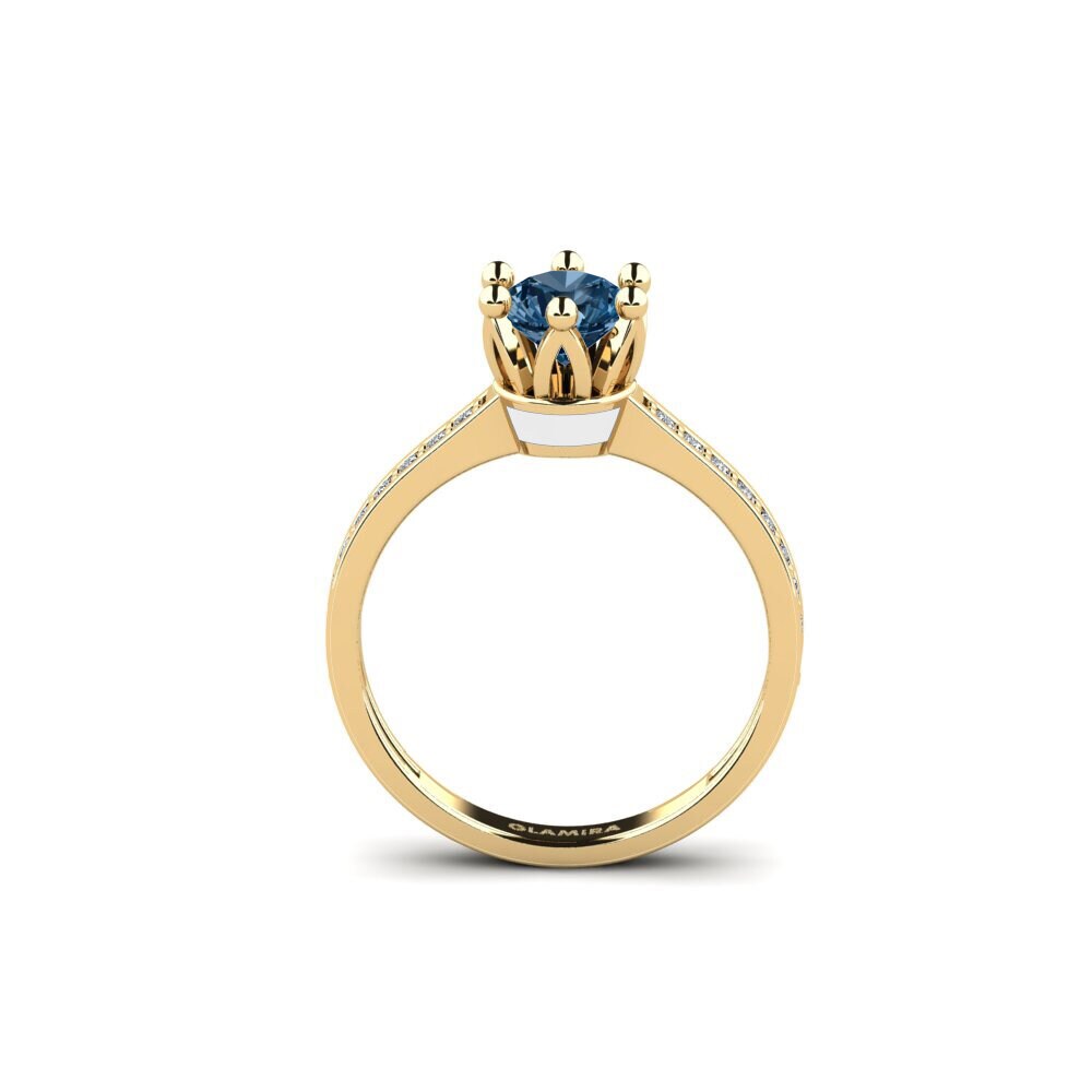 Blauer Diamant Ring Epal