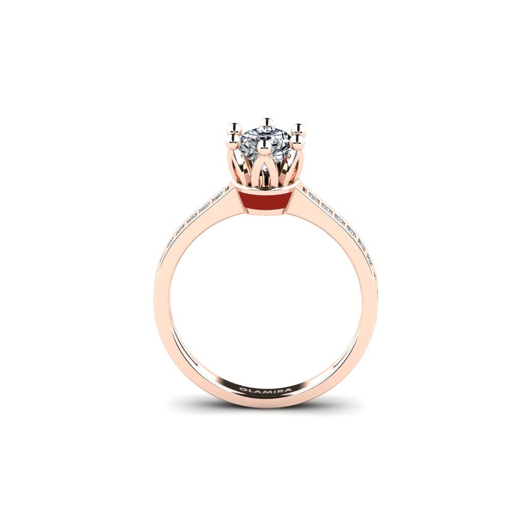 Rotgold 375 Ring Epal
