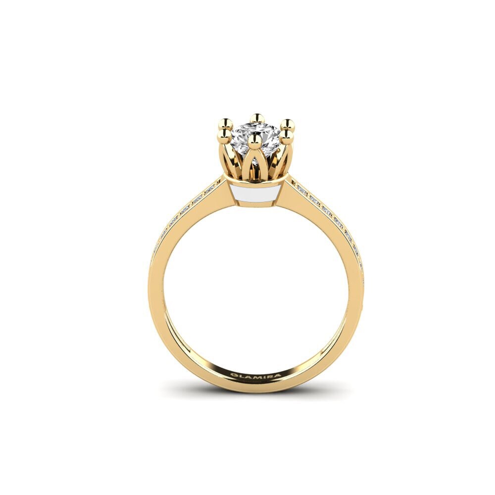 Moissanit Ring Epal