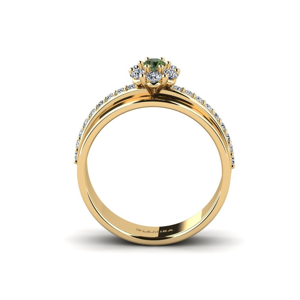 Green Sapphire Ring Fecko