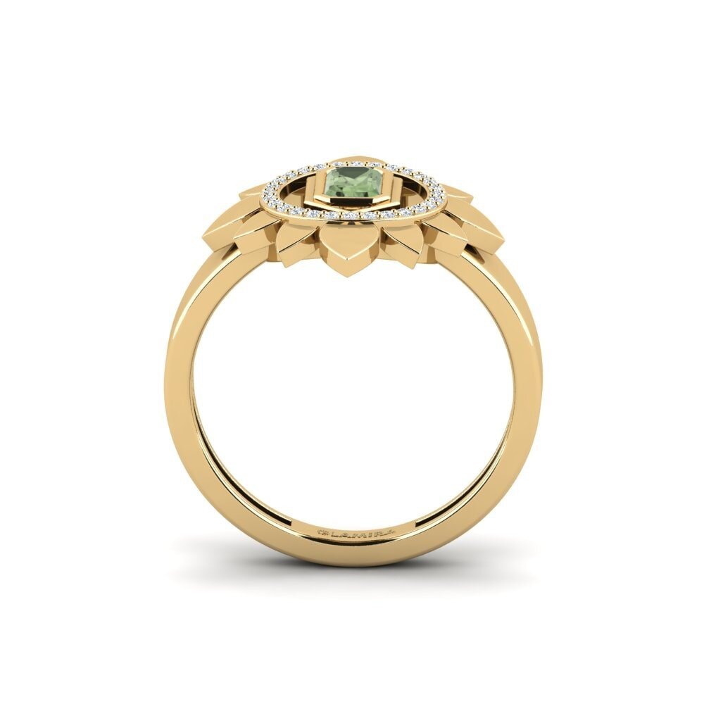 Green Sapphire Ring Glaris