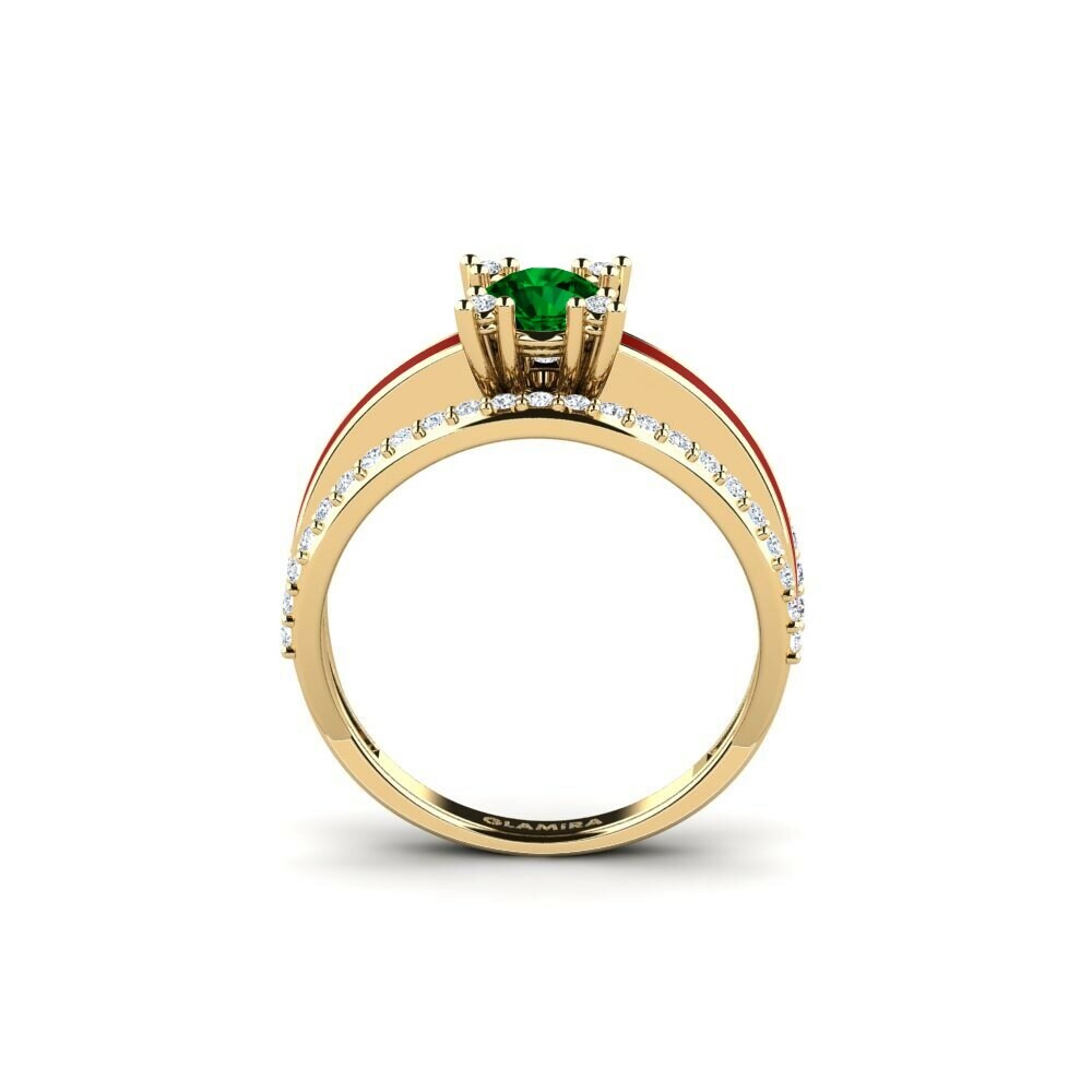 Zircone Vert Bague Hauli