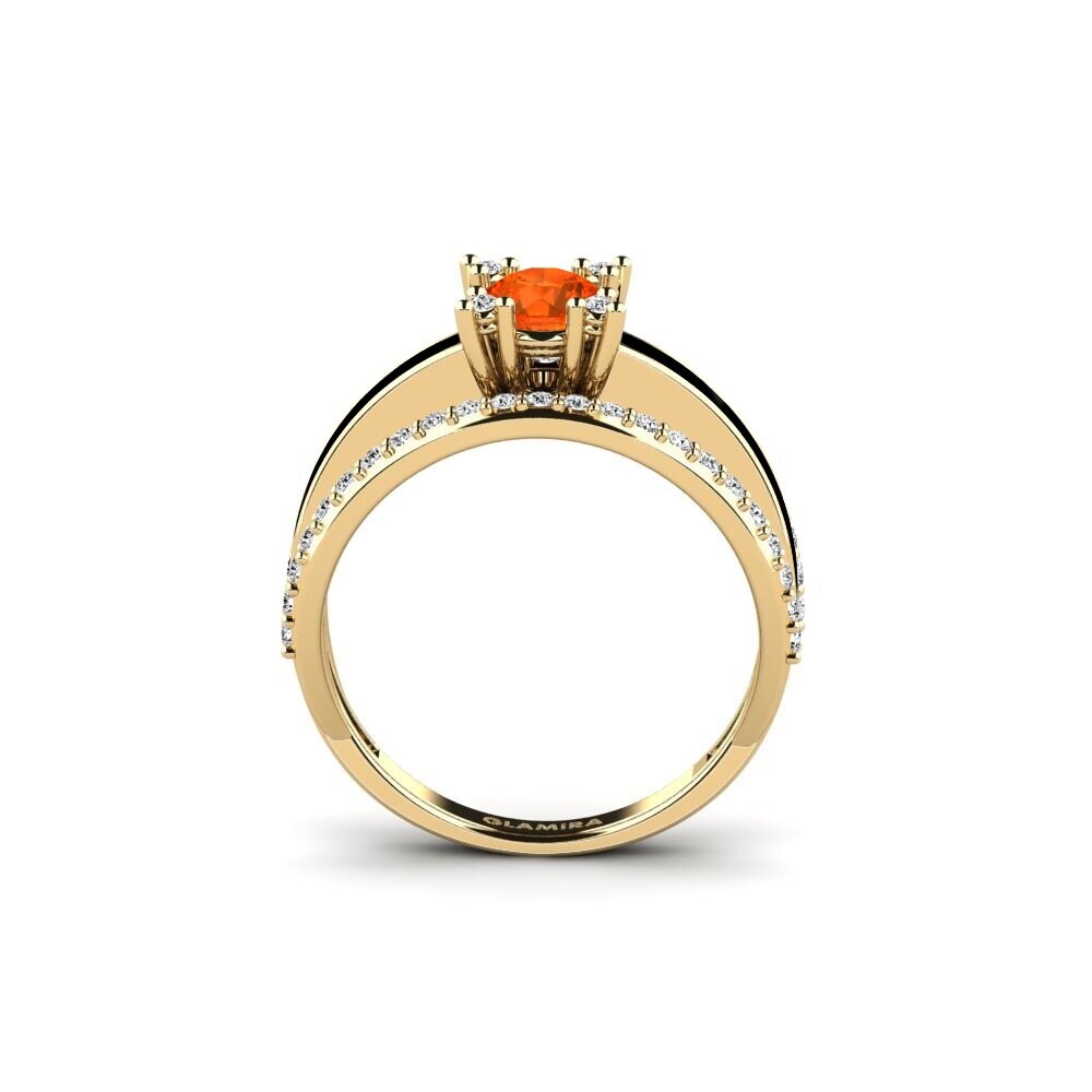 Ópalo Fuego Anillo Hauli