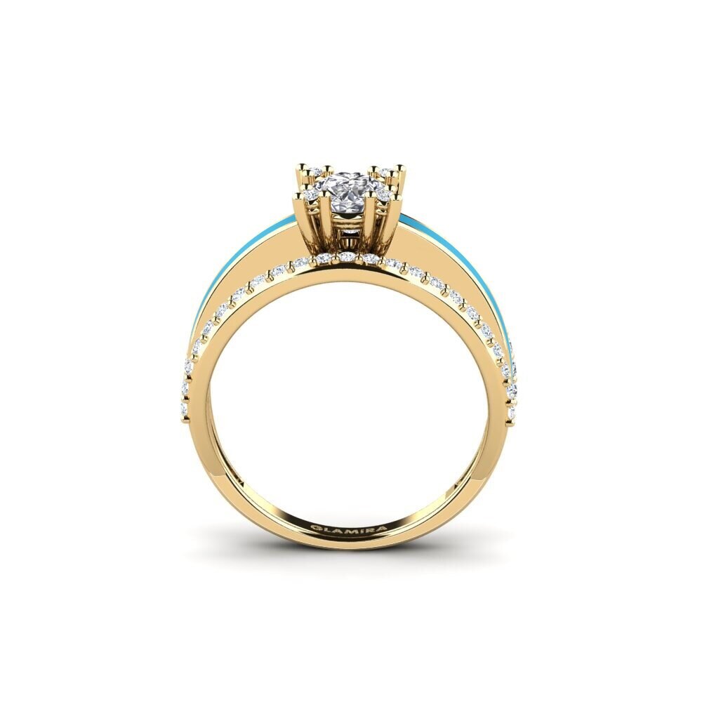 Labor-gezüchteter Diamant Ring Hauli