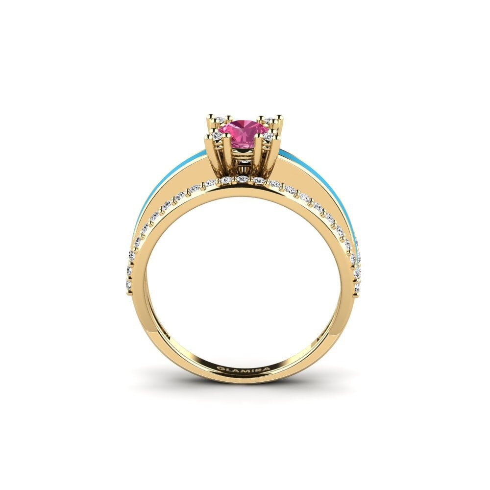 Rosa Turmalin Ring Hauli
