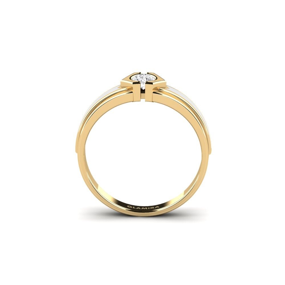 Weißer Saphir Ring Hillet