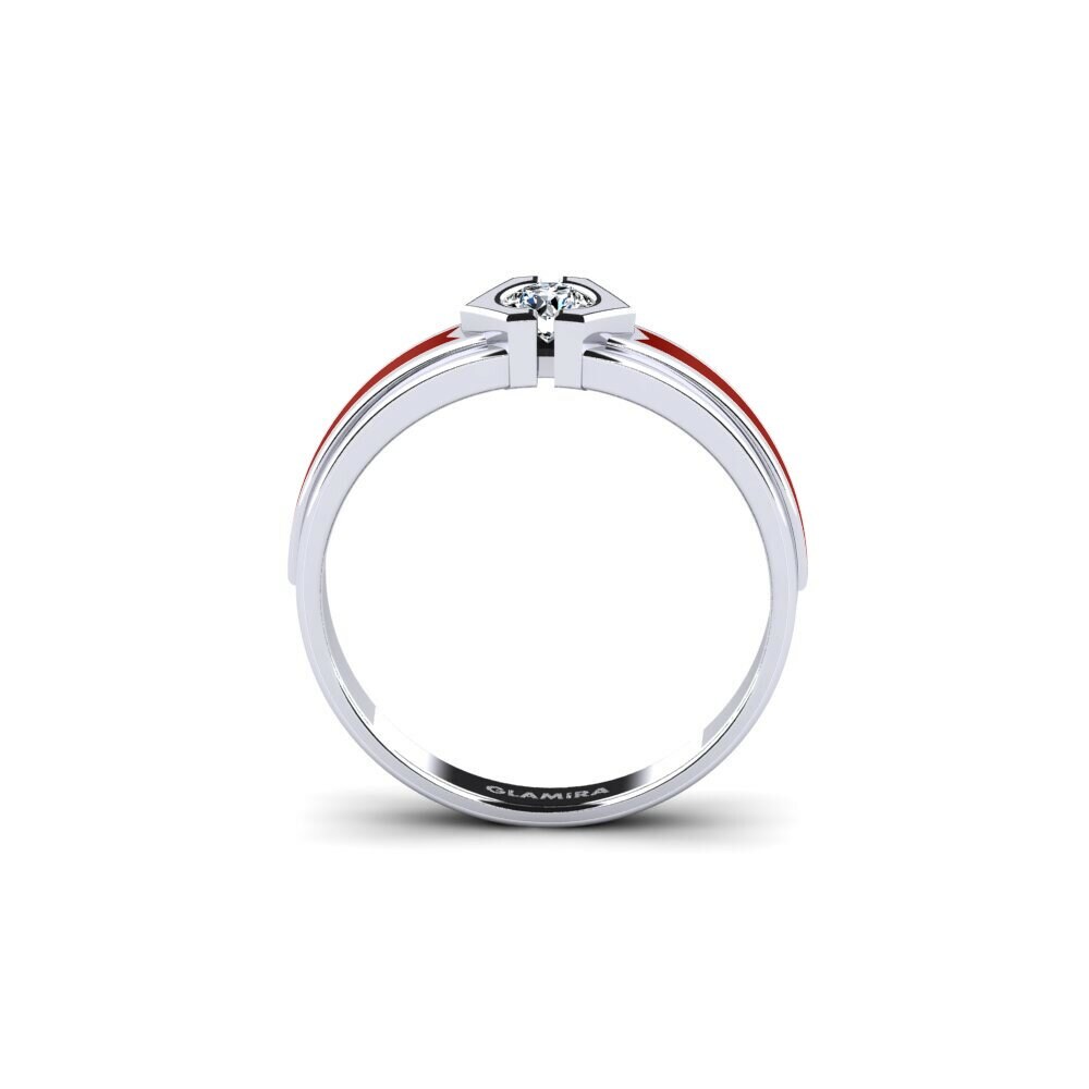 Argent Blanc Bague Hillet