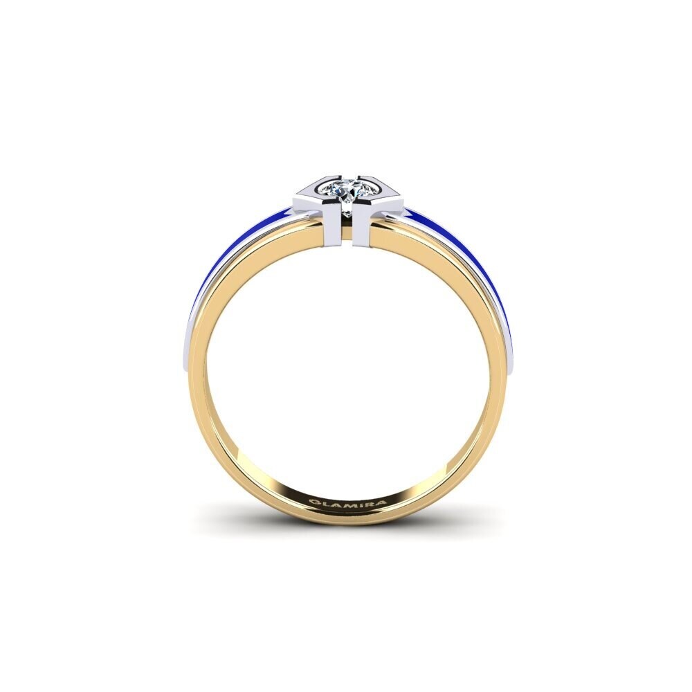 375 Gelb & Weißgold Ring Hillet