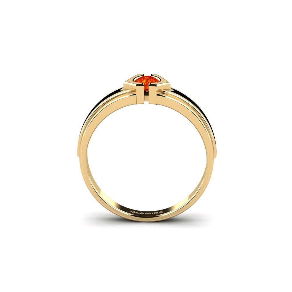 Orangefarbener Saphir Ring Hillet
