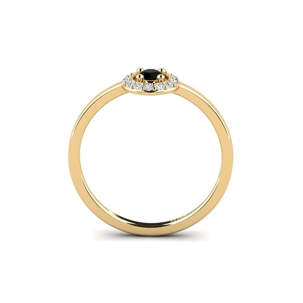 Black Diamond Engagement Ring Ihrel