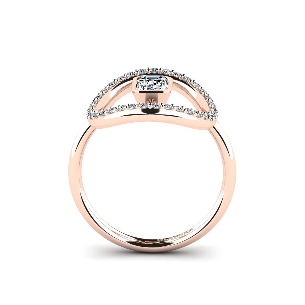 14K Rood Goud Smaragd Ringen Jigle