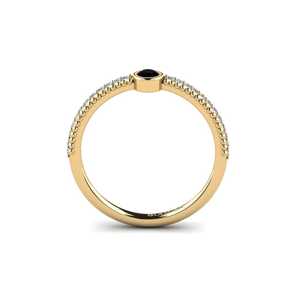 Black Diamond Engagement Ring Lennyess