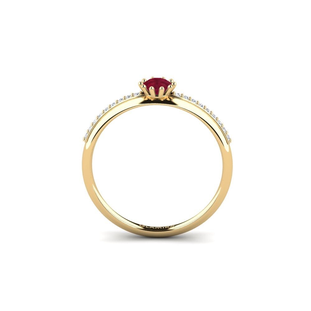 Rubis Bague de fiançailles Shaed